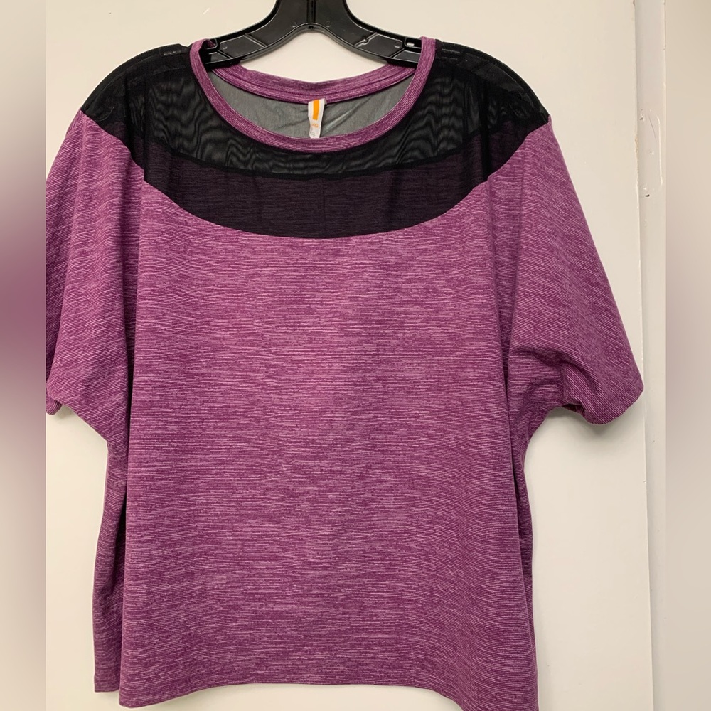 TOP by LUCY! Cropped, comfy, washable. Nice for exercising or travel. Quick dry.